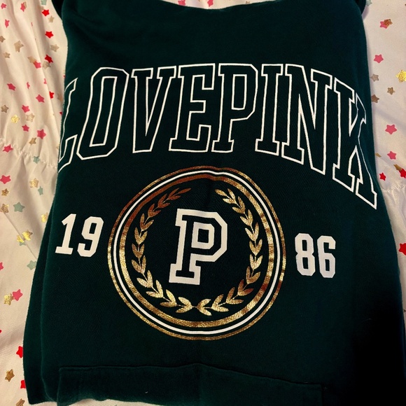 EUC PINK Hooded Sweatshirt - Picture 1 of 2